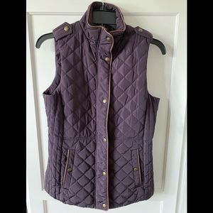 RALPH LOREN  Quilted Mockneck Vest
